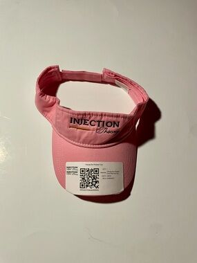 Injection Theory Pink Visor Ladies One Size NWT Summer Spring Sporty Athletic